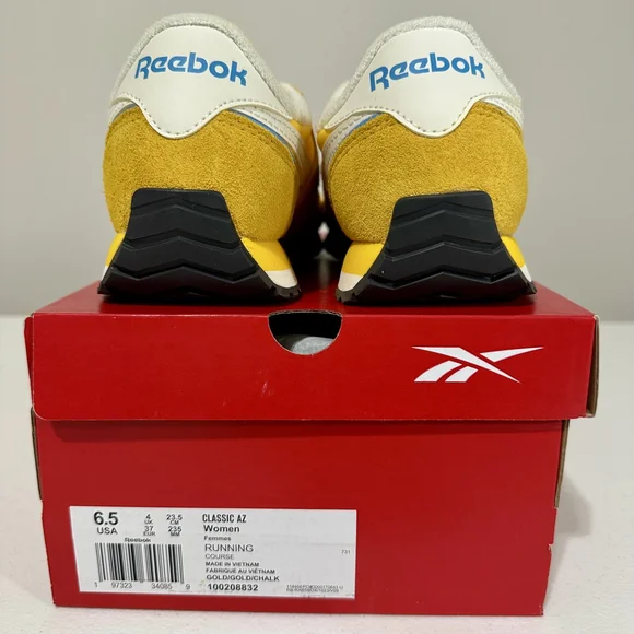 Reebok Classic Yellow and White Sneakers - Picture 3 of 7